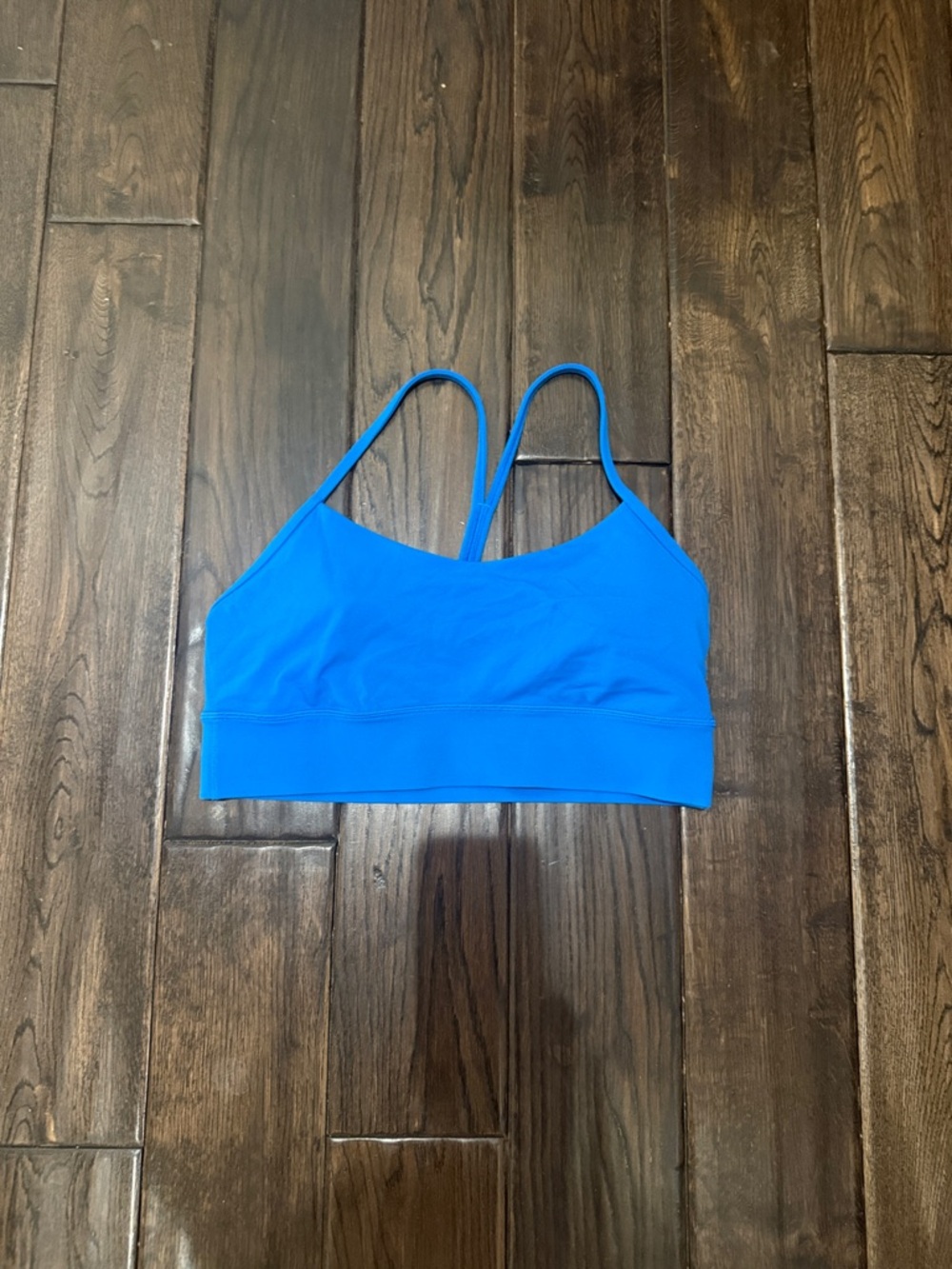 lululemon athletica Bright Blue Strappy Sports Bra